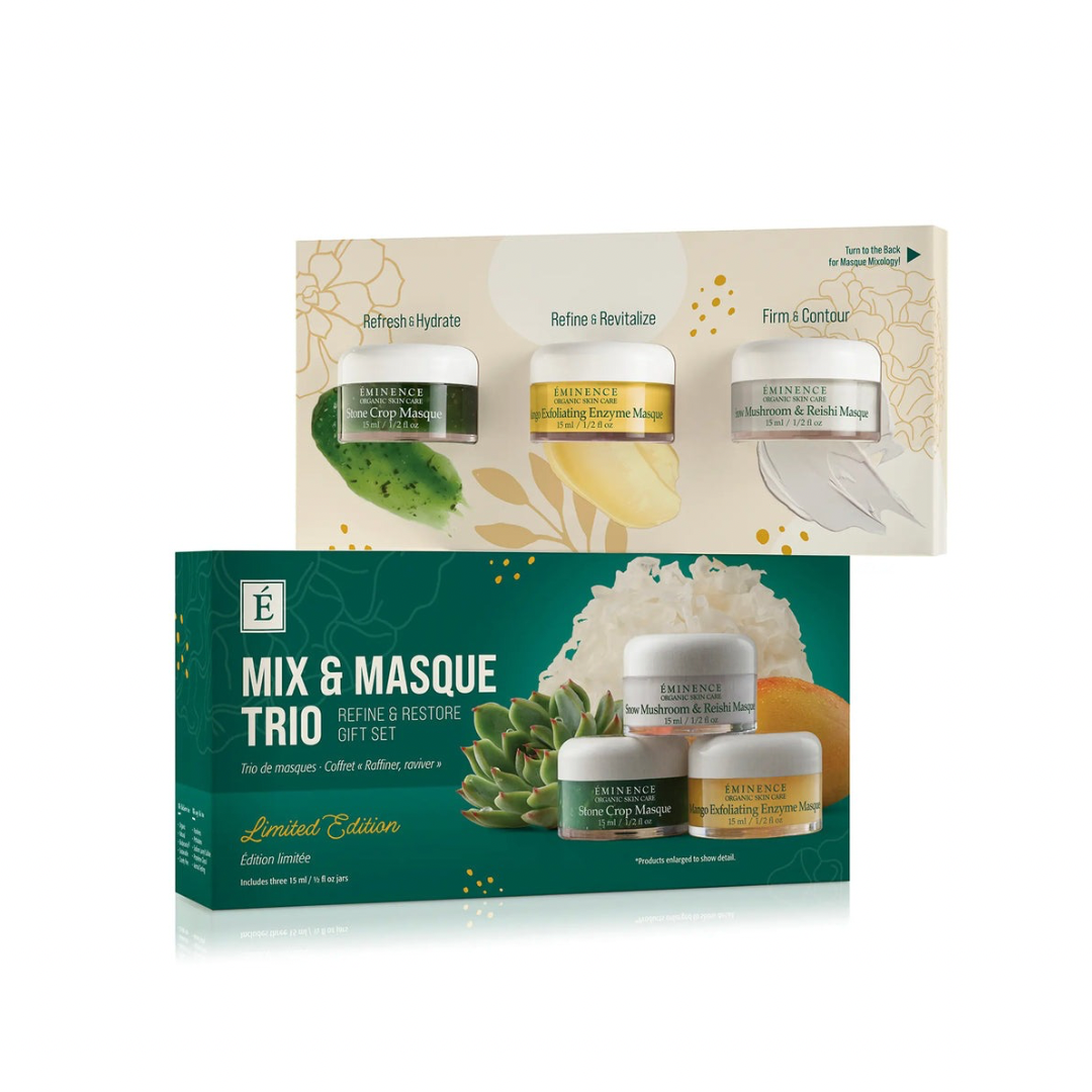 Mix and Masque Trio: Refine & Restore Gift Set
