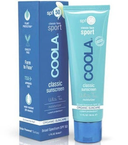 Sport Face SPF 50 White Tea Organic Sunscreen Lotion
